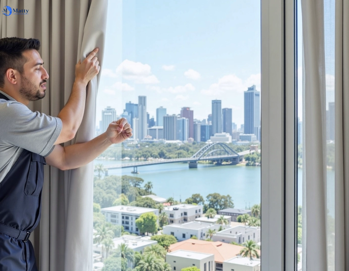 Professional curtain steam cleaning service manifold-heights-vic QLD by Matty Curtain Cleaning